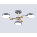 Светильник Ambrella light FL4856/3 GR/WD серый/дерево 54W 3000-6000K D660*170 (без ПДУ), фото8