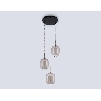 Подвесной светильник Ambrella light LH11156/3 BK/WH/TI черный/белый/янтарь E27*3 max 60W D425*1500, фото6