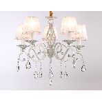 Светильник Ambrella light TR4547/5 WH/SL белый/серебро E14/5 max 40W D565*500, фото7