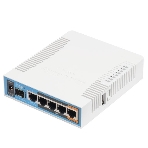 Сетевое оборудование MikroTik RB962UiGS-5HacT2HnT Роутер 2.4+5ГГц, 802.11a/b/g/n/ac, 5x Ethernet 1G, 1x SFP, фото2