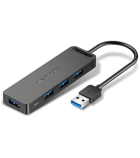 USB-концентратор Vention CHLBF, USB 3.0, USB 4 порта, USB