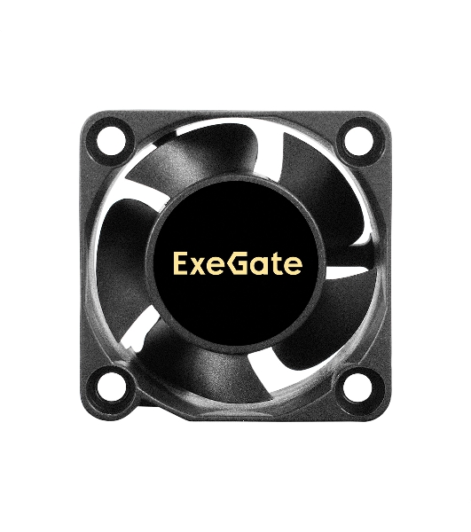 Вентилятор для корпуса ExeGate EX04020S2P-5 черный, 40 мм, 5000 об/мин, 22 дБ, 3 pin