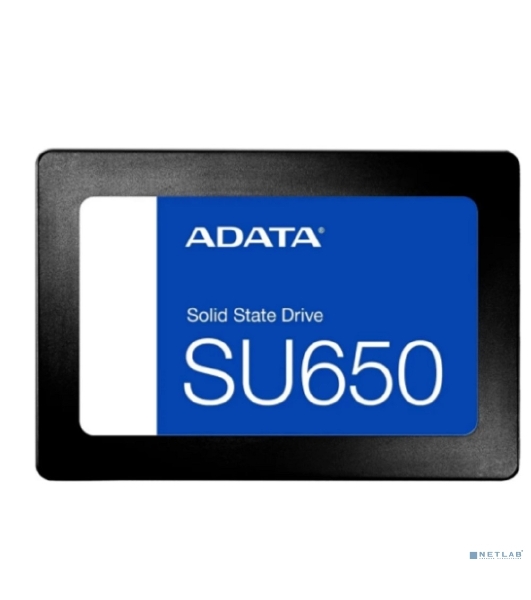 Накопитель SSD ADATA Ultimate SU650, 2000 Gb, SATA, 2.5', R/W 520/450, без радиатора