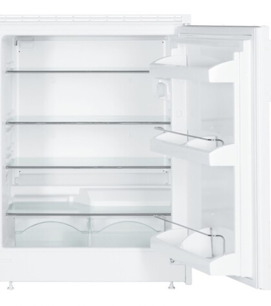 Встраиваемый холодильник Liebherr Pure, высота 82-88 см, door-on-door, с морозильным отделением, сенсорная электроника внутри камеры.
