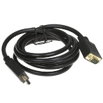 Кабель Cablexpert mDP-VGA, 20M/15M, 1.8м, черный, позол.разъемы, пакет (CC-mDPM-VGAM-6), фото6