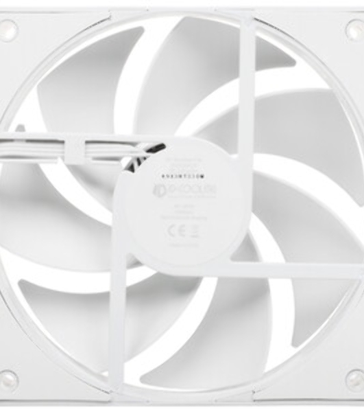 Вентилятор для корпуса ID-Cooling AF-125-W белый, 120 мм, 2000 об/мин, 29.85 дБ, 4 pin