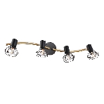 Светильник Ambrella light TR8658/4 BK/GD черный/золото E14/4 max 60W 750*100*185, фото8