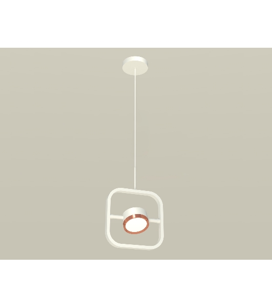 Светильник Ambrella light XB9118104 SWH/PPG белый песок/золото розовое полированное GX53 (C9118, N8126)