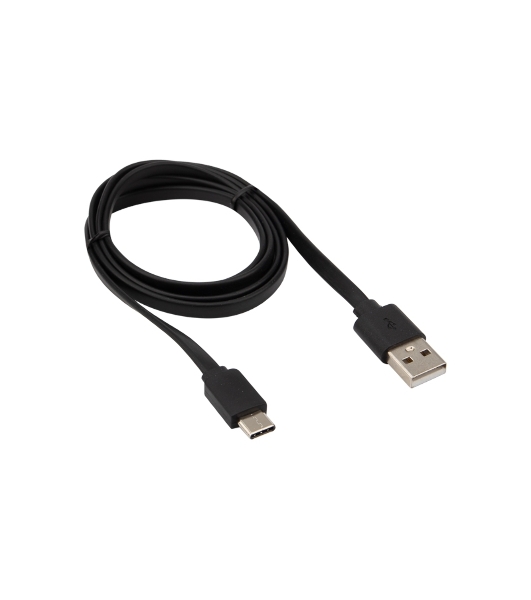 Кабель USB-Type-C Rexant 2,4A/PVC/flat/1м