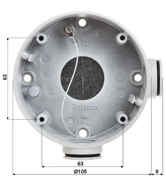 Монтажная коробка Hikvision DS-1260ZJ