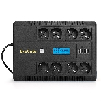 Источник бесперебойного питания ExeGate NEO Smart LHB-850.LCD.AVR.8SH.CH.RJ.USB 850VA/510W, LCD, AVR, 8*Schuko, RJ45/11, USB, 4*USB-порта для зарядки, черный, фото6