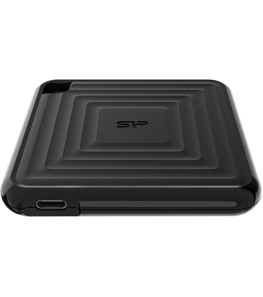 Внешний SSD 2TB Silicon Power PC60, External, USB 3.2 Type-C R/W - 540/500 MB/s черный