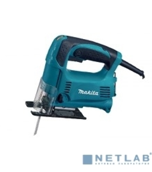Макита Лобзики Makita 4328 Лобзик,в\рук, 450Вт,500-3100об\м,ход-18мм,рез-65мм,1.8кг,кор,маятн,стальн подошва