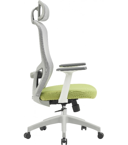 Кресло Cactus CS-GMC515-GYGN серый, сетка, подголовник