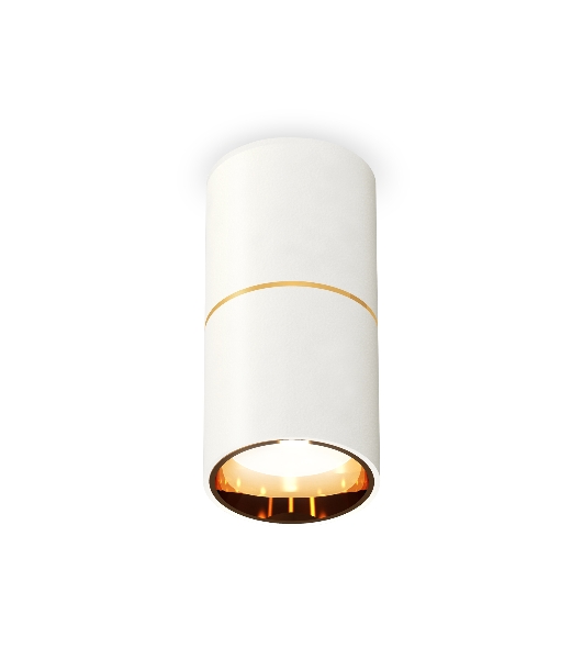 Светильник Ambrella Light XS6301082 SWH/PYG белый песок/золото желтое полированное MR16 GU5.3 (C6301, A2062, N6113)