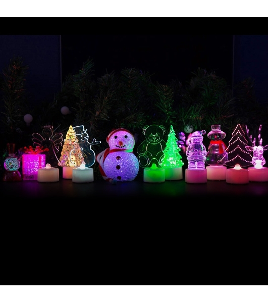 Фигура светодиодная на подставке Neon-night 'Санта Клаус', RGb