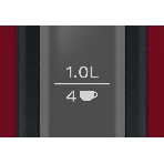 Электрочайник Bosch TWK3P424 красный, 1.7 л, 2400 Вт, скрытый нагревательный элемент, фото8