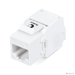 Модуль универсальный Cabeus, keystone, 1хRJ45(8P8C), Toolless, кат. 5е, неэкр., белый, фото 1