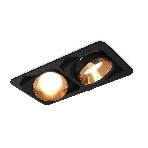 Комплект встраиваемого светильника Ambrella light XC7664024 SBK/PYG черный песок/золото желтое полированное MR16 GU5.3 (C7664, N7034), фото3