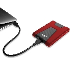 Внешний HDD 2.5' ADATA HD650, 1TB, USB 3.2 Gen 1 Type-A, 5400 rpm, красный, фото6
