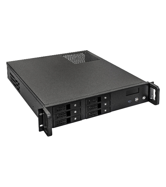 Серверный корпус ExeGate Pro 2U480-HS06 (RM 19', высота 2U, глубина 480, БП 1200ADS, 6xHotSwap, USB)