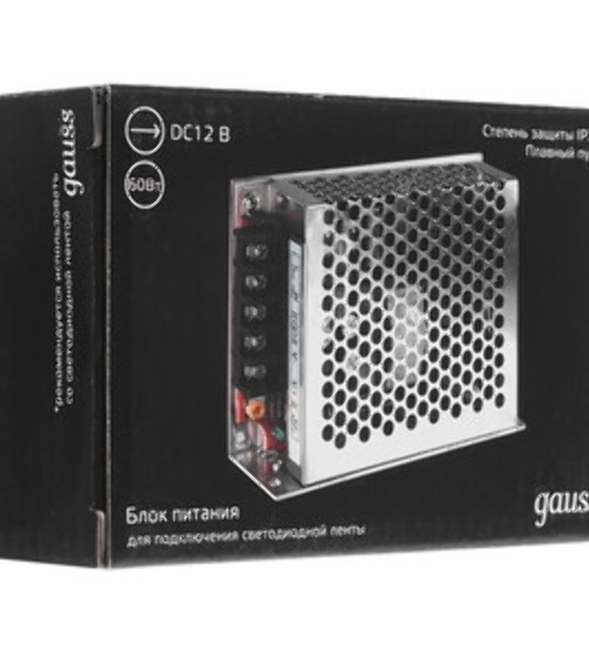 Блок питания GAUSS LED STRIP PS 60W 12V