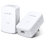 Комплект гигабитных адаптеров Mercusys AV1000 Gigabit Powerline Kit, HomePlug AV2 standard, 1 Gigabit port, 300m over electrical circuits, plug and play., фото 1
