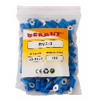 Наконечник кольцевой изолированный Rexant ø 3.2 мм 1.5-2.5 мм² (НКи 2.5-3/НКи2-3) синий, фото2