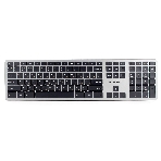 Клавиатура беспроводная Gembird KBW-3, USB, серебристый/черный, фото3