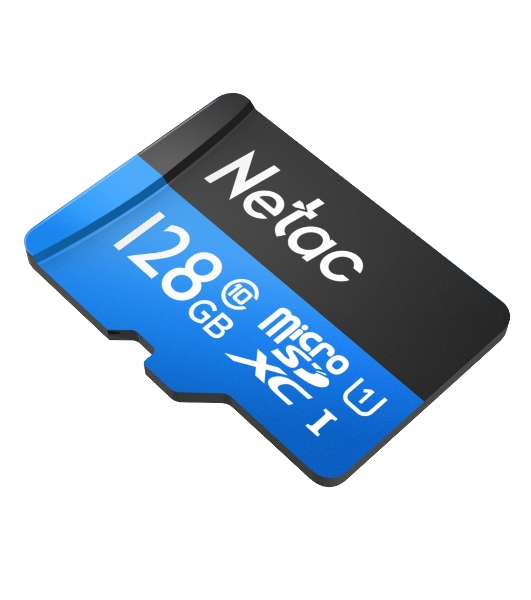 Флеш карта MicroSDXC 128Gb Netac Class 10 UHS-I U1 P500 Standart + адаптер NT02P500STN-128G-R