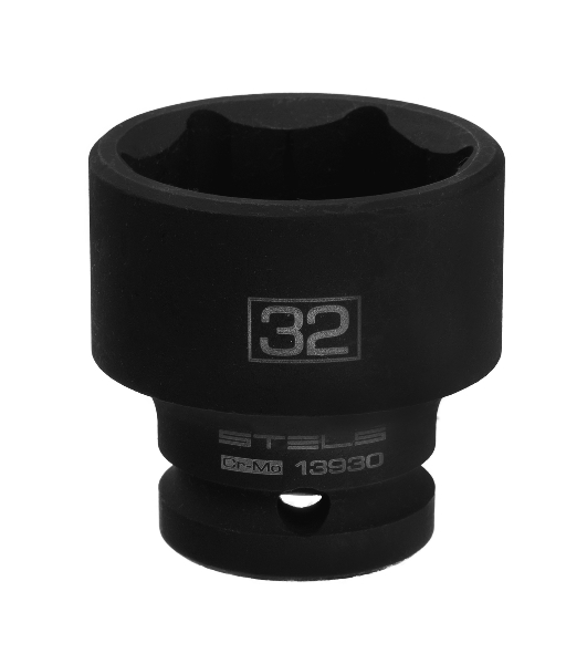 Головка ударная шестигранная Stels 32 мм, 1/2', CrMo