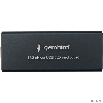 Внешний корпус Gembird EEM2-SATA-1 USB 3.0 для M2 SATA порт MicroB, металл, черный, фото7