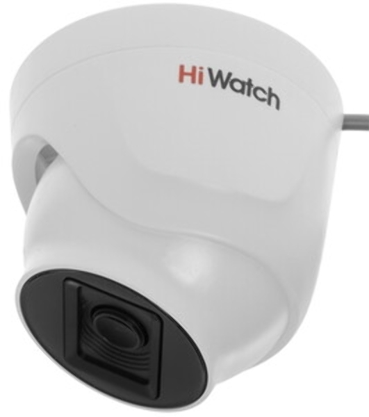 Купольная аналоговая камера HiWatch DS-T283(B)(2.8мм), 1920x1080, 2 Мп, CMOS, 25 кадр/сек, EXIR до 20 м, IP66, пластик