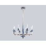 Люстра Ambrella light LH53126/8 GD/WH/GB золото/белый/серо-синий 13W 3000K D720*1120, фото6