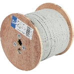 Кабель сетевой Ningbo FTP 4 пары cat5E solid 0.5мм CCA molded 305м серый, фото 1