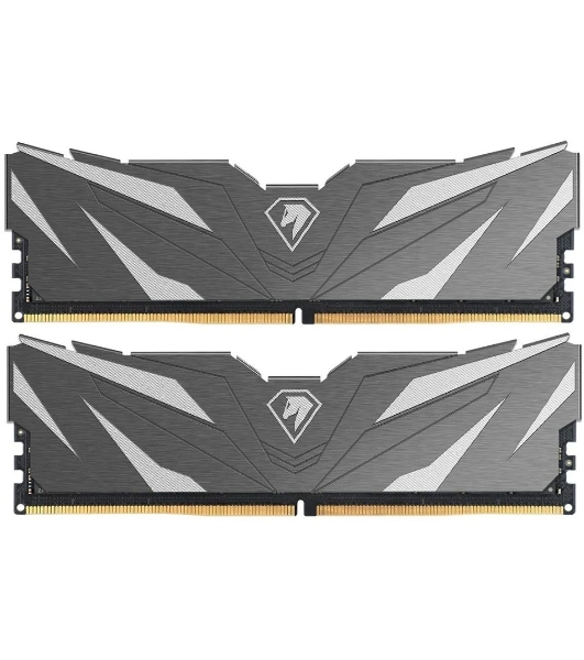 Оперативная память NETAC, DDR4, 16GB (2x8GB), 3200MHz, CL16, DIMM, с радиаторами, черный