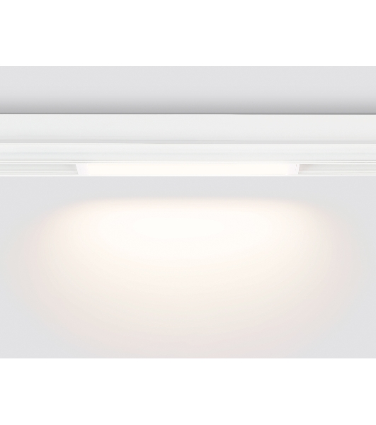 Управляемый светодиодный светильник для шинопровода Magnetic Ambrella light GL1261 WH белый IP20 9W 3000K-6400K 220V 120° 232*25*42 (Без ПДУ)