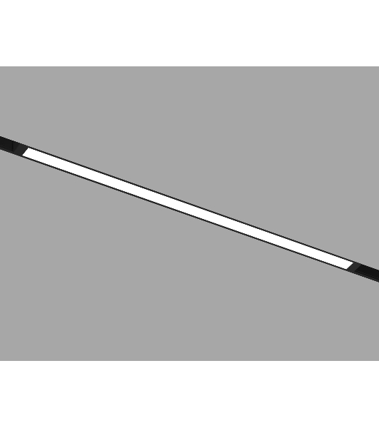 Трековый линейный светильник Ambrella light GL8055 BK черный IP20 27W 3000-6000K 220V 120° 600*25*41