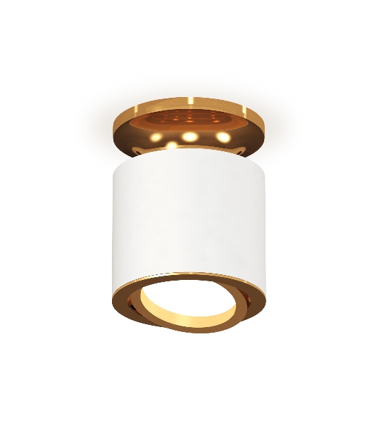 Светильник Ambrella Light XS7401120 SWH/PYG белый песок/золото желтое полированное MR16 GU5.3 (N7929, C7401, N7004)