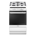 Плита газовая Hansa FCGW51001 белый, конфорок 4 шт, духовка 56 л, 50 см x 85 см x 60 см, фото8
