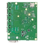 Плата маршрутизатора RB450Gx4 без корпуса RouterBOARD 450Gx4 with four core 716MHz Atheros CPU, 1 Gb RAM, 5 Gigabit LAN ports, PoE OUT on port #5, RouterOS L5, фото 1