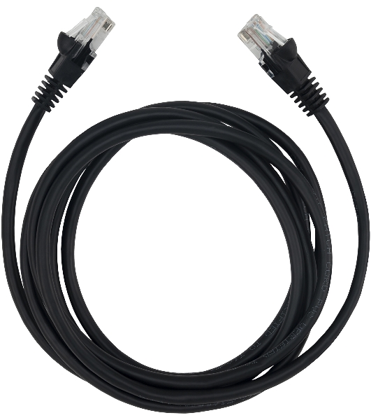 Патч-корд Buro UTP 4 пары cat.5e CCA molded 2м черный RJ-45 (m)-RJ-45 (m)