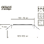 Светильник Gauss 18Вт 4000K цв.св.:белый нейтральный белый, фото 1