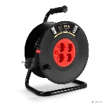 Удлинитель на катушке ExeGate industrial ECS-10-3-50 (4 евророзетки с заземлением, IP20, 50 м, защита от детей, защита от перегрузки, 3х1,0 мм2, 10А/2.3 кВт), фото7