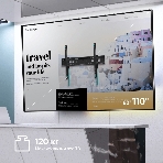 Кронштейн для телевизора ONKRON UT12 черный 60'-110' макс.120кг настенный наклон, фото24