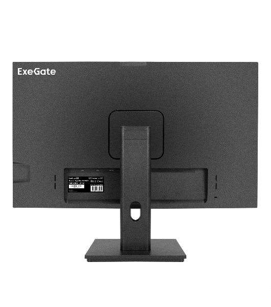 Монитор 27' ExeGate SuperView EA2700A IPS 1920x1080, 75 Гц, 5 мс, 16:9, 250 кд/м², HDMI 1.4, VGA, веб-камера (2 Мп), 3.5 мм, черный