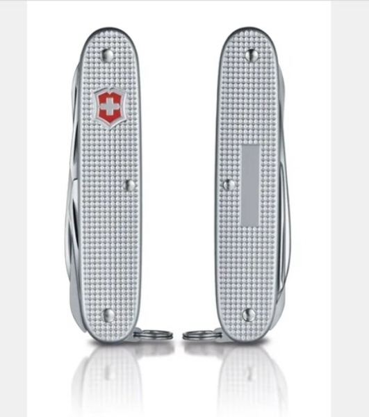 Нож Victorinox Farmer X Alox, 93 мм, 10 функций, алюминиевая рукоять, серебристый