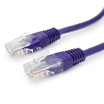 Патч-корд UTP Cablexpert cat.5e, 0.25м, литой, многожильный, фиолетовый, фото4