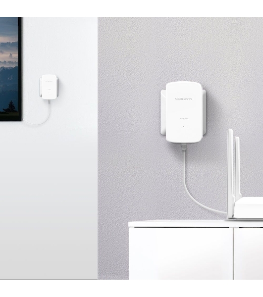 Комплект гигабитных адаптеров Mercusys AV1000 Gigabit Powerline Kit, HomePlug AV2 standard, 1 Gigabit port, 300m over electrical circuits, plug and play.