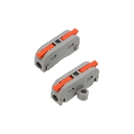 Клемма Rexant СМК 222-421P проходная 1 полюс, с монтажной площадкой (0,08-4 мм²), серая (5 шт./уп.), фото5